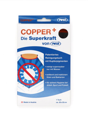 Copper+ Reinigungstuch Einzelpackung